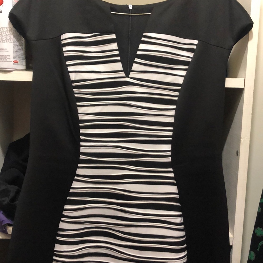 Black and white dress